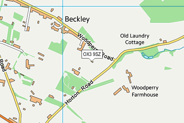 OX3 9SZ map - OS VectorMap District (Ordnance Survey)