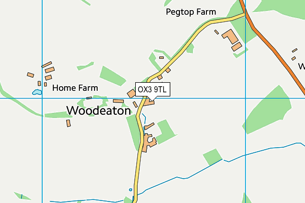 OX3 9TL map - OS VectorMap District (Ordnance Survey)