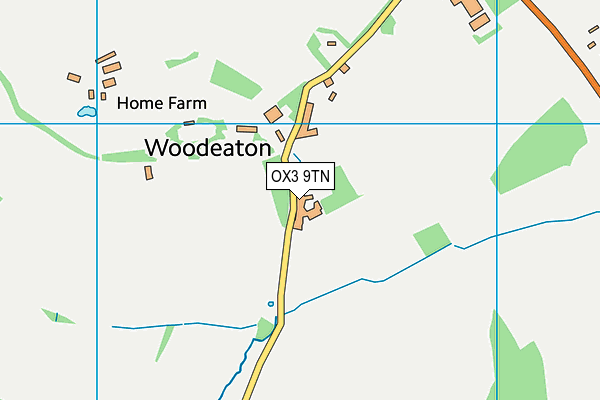 OX3 9TN map - OS VectorMap District (Ordnance Survey)