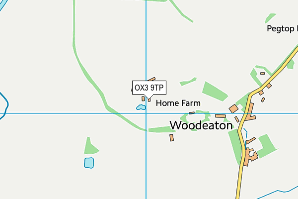 OX3 9TP map - OS VectorMap District (Ordnance Survey)