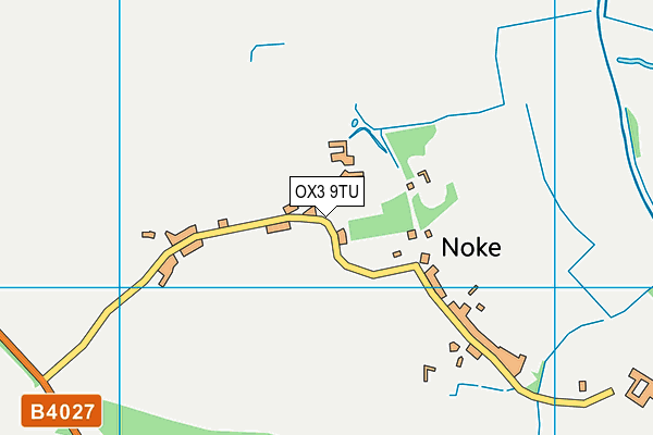 OX3 9TU map - OS VectorMap District (Ordnance Survey)