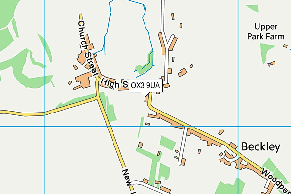 OX3 9UA map - OS VectorMap District (Ordnance Survey)