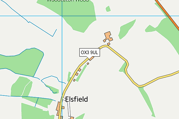 OX3 9UL map - OS VectorMap District (Ordnance Survey)