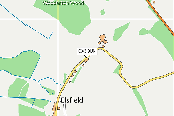 OX3 9UN map - OS VectorMap District (Ordnance Survey)