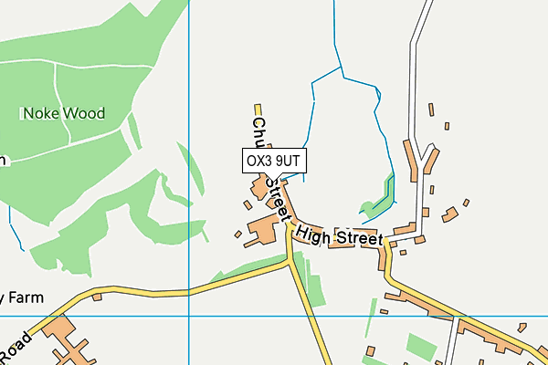 OX3 9UT map - OS VectorMap District (Ordnance Survey)