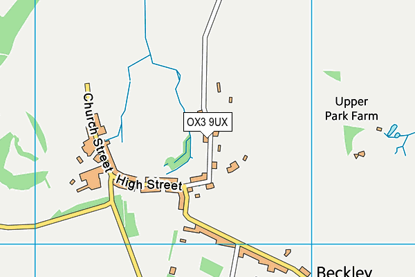 OX3 9UX map - OS VectorMap District (Ordnance Survey)