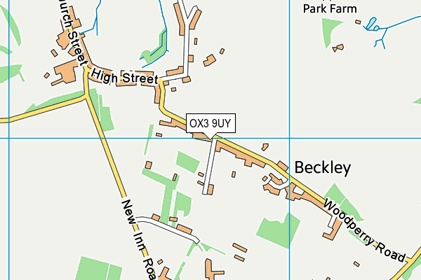 OX3 9UY map - OS VectorMap District (Ordnance Survey)