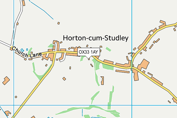 OX33 1AY map - OS VectorMap District (Ordnance Survey)