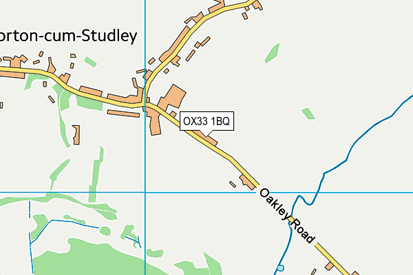 OX33 1BQ map - OS VectorMap District (Ordnance Survey)