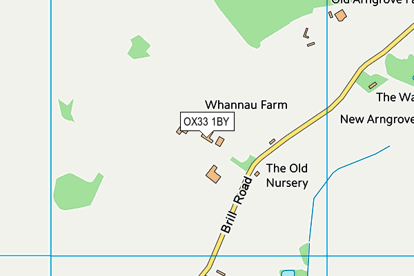 OX33 1BY map - OS VectorMap District (Ordnance Survey)