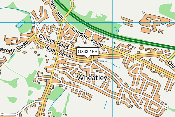 OX33 1FH map - OS VectorMap District (Ordnance Survey)