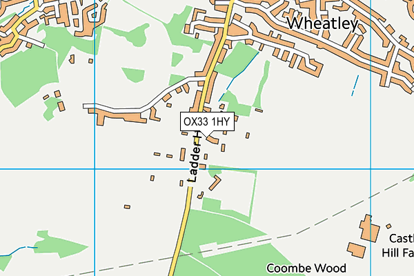 OX33 1HY map - OS VectorMap District (Ordnance Survey)
