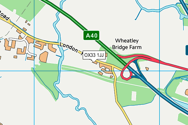 OX33 1JJ map - OS VectorMap District (Ordnance Survey)