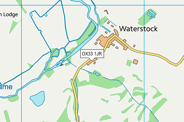 OX33 1JR map - OS VectorMap District (Ordnance Survey)