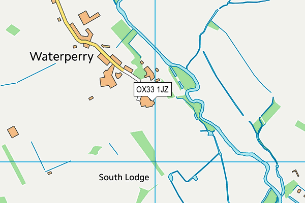 OX33 1JZ map - OS VectorMap District (Ordnance Survey)