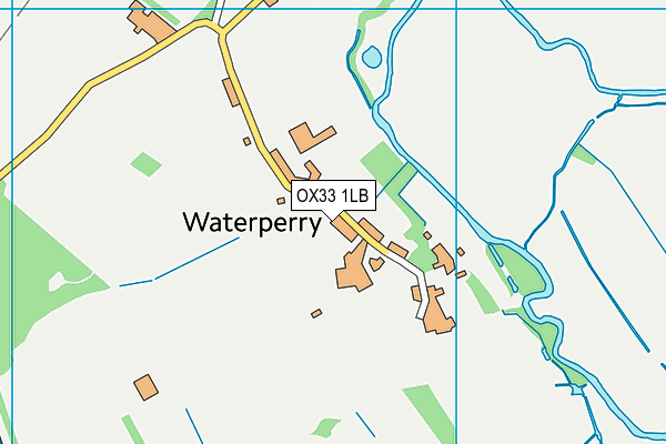 OX33 1LB map - OS VectorMap District (Ordnance Survey)