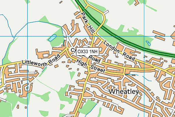 OX33 1NH map - OS VectorMap District (Ordnance Survey)