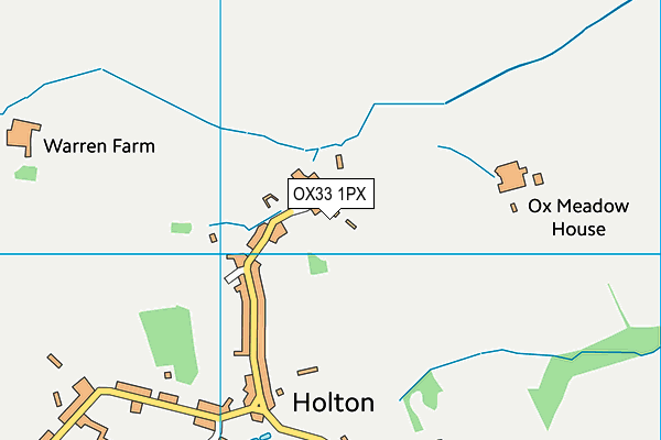OX33 1PX map - OS VectorMap District (Ordnance Survey)