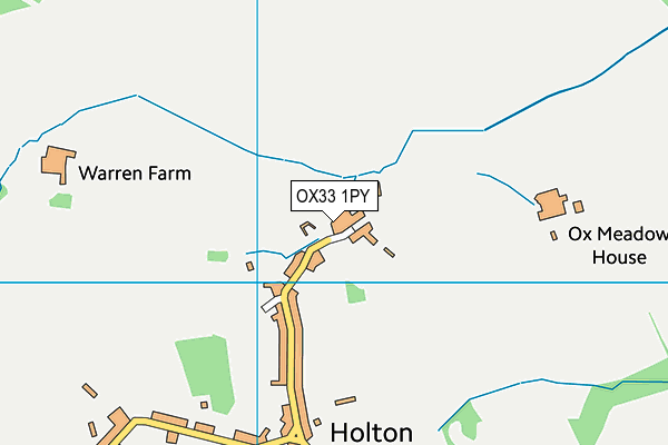 OX33 1PY map - OS VectorMap District (Ordnance Survey)