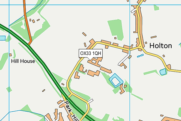Wheatley Park School map (OX33 1QH) - OS VectorMap District (Ordnance Survey)