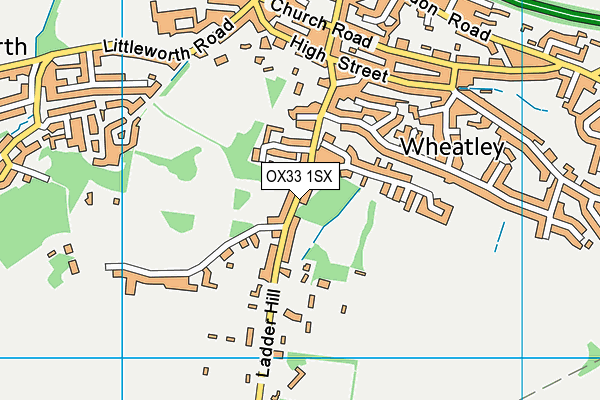 Map of THE BRACKLEY CLINIC LTD at district scale