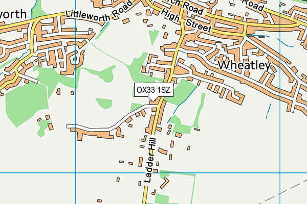OX33 1SZ map - OS VectorMap District (Ordnance Survey)