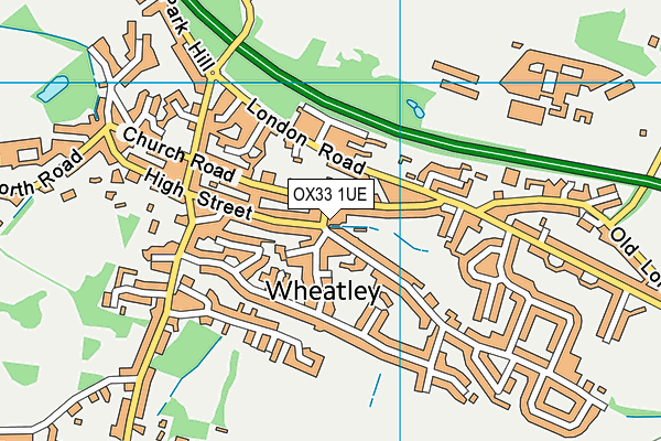 OX33 1UE map - OS VectorMap District (Ordnance Survey)