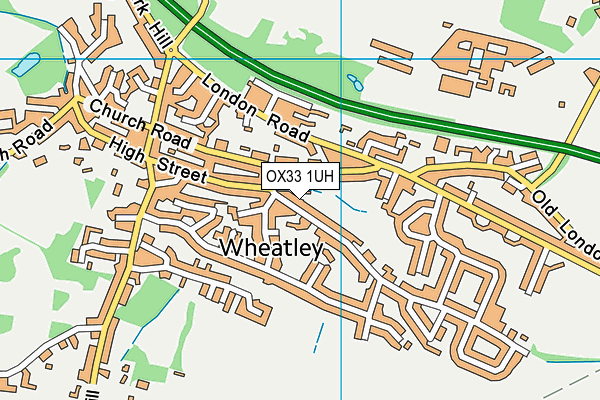 OX33 1UH map - OS VectorMap District (Ordnance Survey)