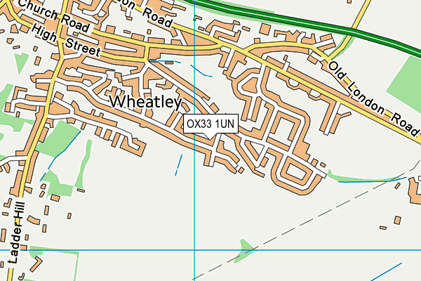 OX33 1UN map - OS VectorMap District (Ordnance Survey)