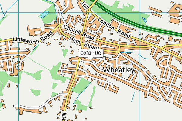 OX33 1UQ map - OS VectorMap District (Ordnance Survey)
