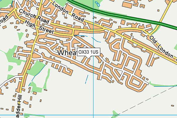 Map of T BUNTING LIMITED at district scale