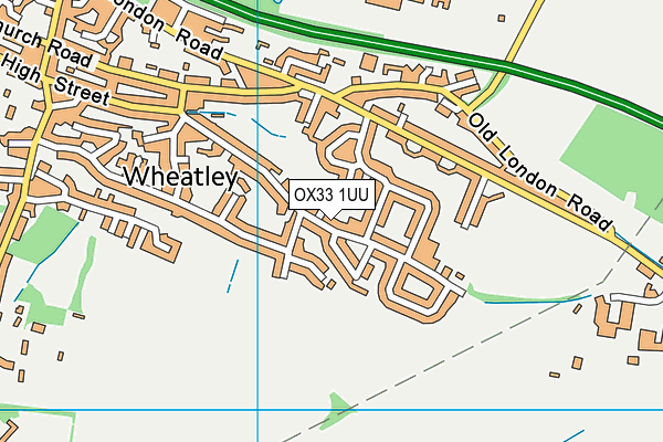 OX33 1UU map - OS VectorMap District (Ordnance Survey)