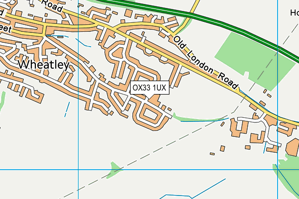 OX33 1UX map - OS VectorMap District (Ordnance Survey)