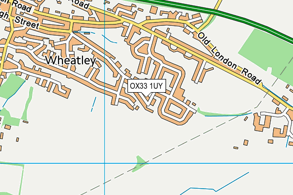 OX33 1UY map - OS VectorMap District (Ordnance Survey)