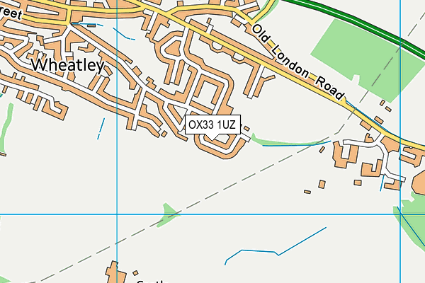 OX33 1UZ map - OS VectorMap District (Ordnance Survey)