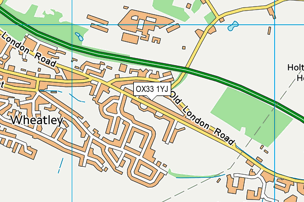 OX33 1YJ map - OS VectorMap District (Ordnance Survey)