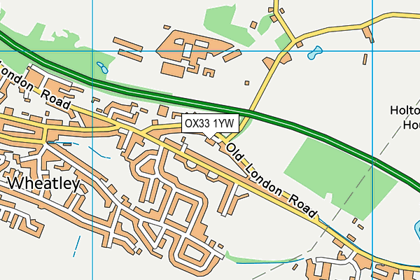 Map of OXFORD'S BRITISH ORCHARD NURSERY LIMITED at district scale