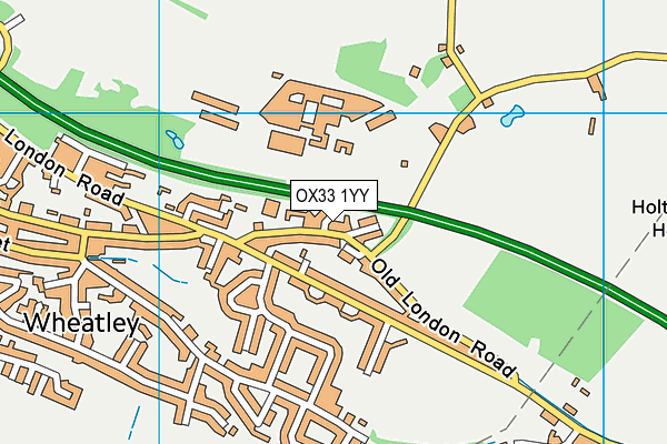 OX33 1YY map - OS VectorMap District (Ordnance Survey)