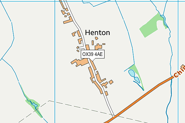 OX39 4AE map - OS VectorMap District (Ordnance Survey)