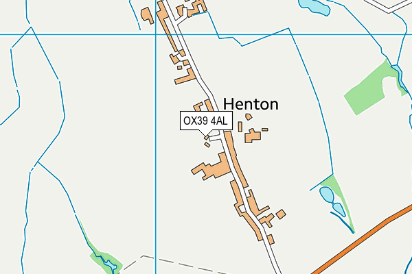 OX39 4AL map - OS VectorMap District (Ordnance Survey)