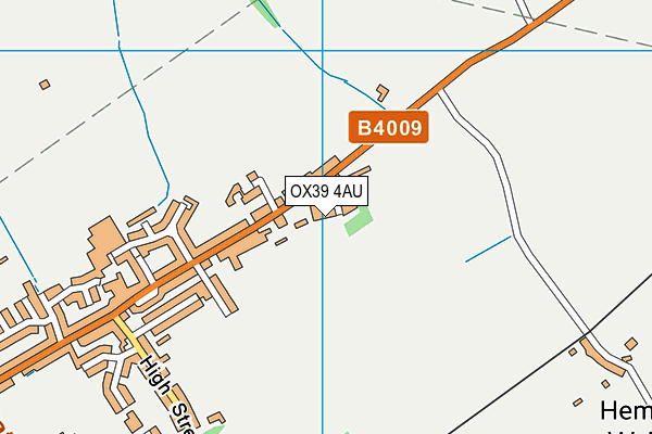 OX39 4AU map - OS VectorMap District (Ordnance Survey)
