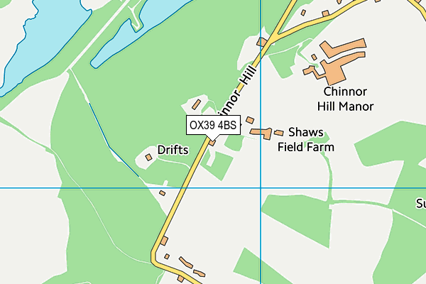 OX39 4BS map - OS VectorMap District (Ordnance Survey)
