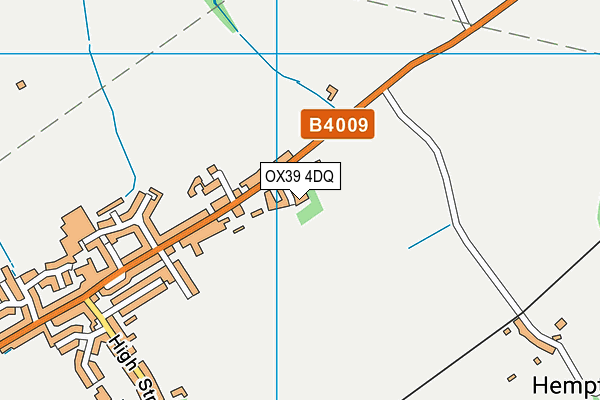 OX39 4DQ map - OS VectorMap District (Ordnance Survey)