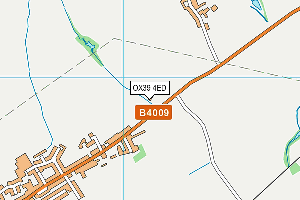 OX39 4ED map - OS VectorMap District (Ordnance Survey)