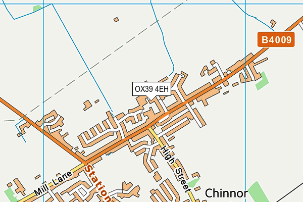 OX39 4EH map - OS VectorMap District (Ordnance Survey)