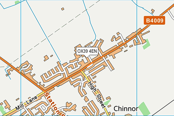 OX39 4EN map - OS VectorMap District (Ordnance Survey)