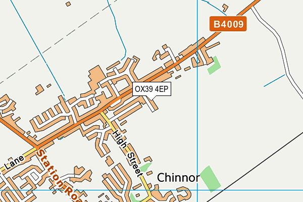 OX39 4EP map - OS VectorMap District (Ordnance Survey)