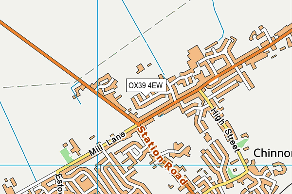 OX39 4EW map - OS VectorMap District (Ordnance Survey)