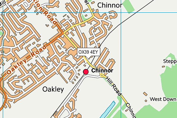 OX39 4EY map - OS VectorMap District (Ordnance Survey)