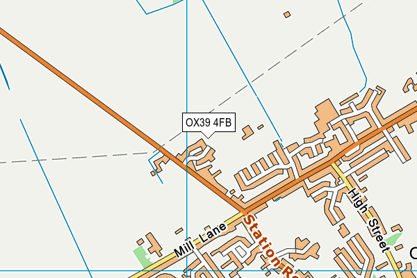 OX39 4FB map - OS VectorMap District (Ordnance Survey)